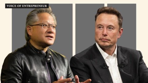 Elon Musk & CEO Jensen Huang